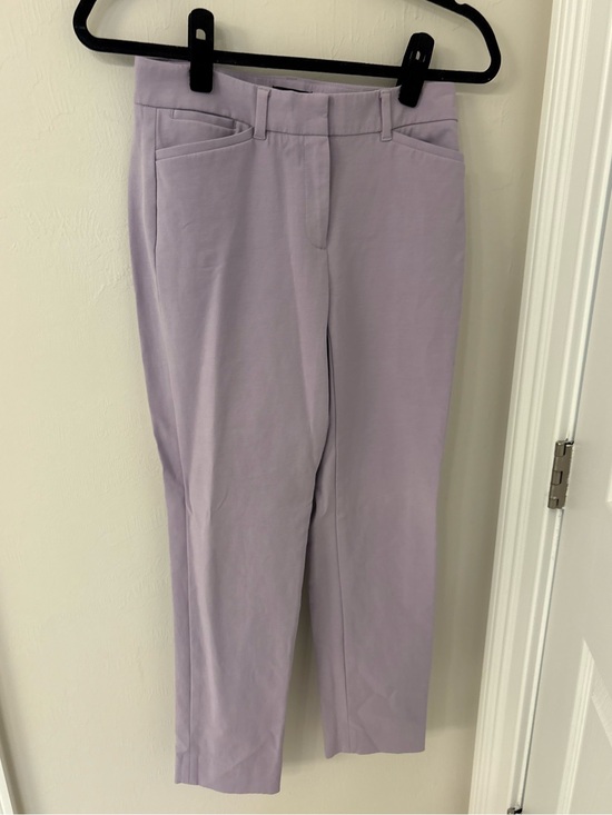 White House Black Market Pants - Women's WHBM Lavender Straight-Leg Dress Pants